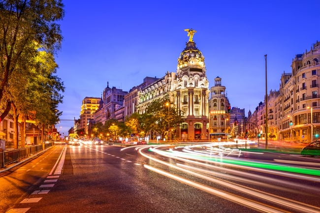 Madrid en la noche